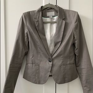 H&M Gray Blazer Size 8